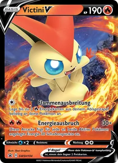 Victini V, SCSC Promokarten No. SWSH104 Holo