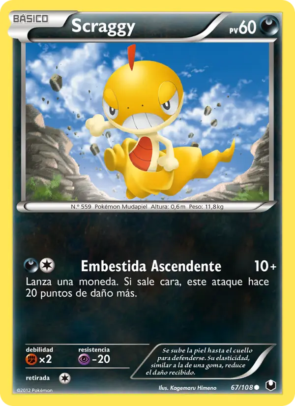 Scraggy, Oscuros Exploradores No. 67