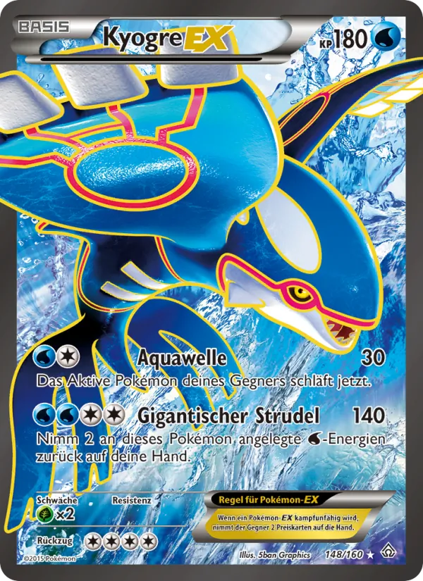 Kyogre EX, Protoshock Nº 148