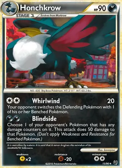 Honchkrow, Undaunted No. 15 Normal