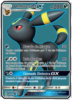 Umbreon GX, Sol y Luna Nº 142 Normal