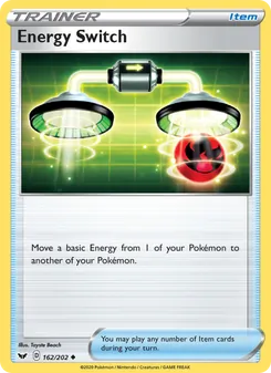 Energy Switch, Sword & Shield Nº 162 Normal