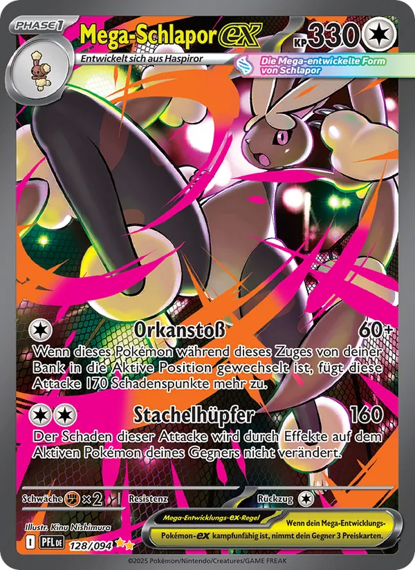 Mega-Schlapor-ex, Fatale Flammen No. 128