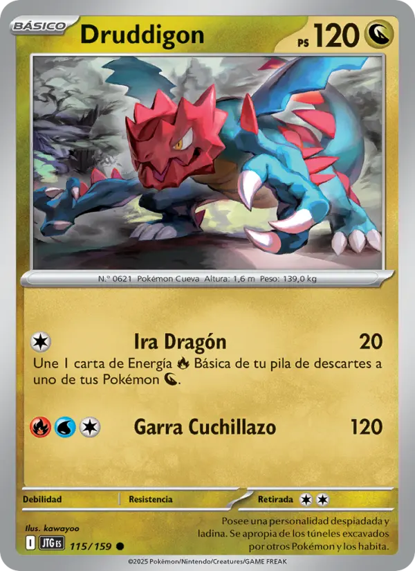 Druddigon, Juntos de Aventuras Nº 115