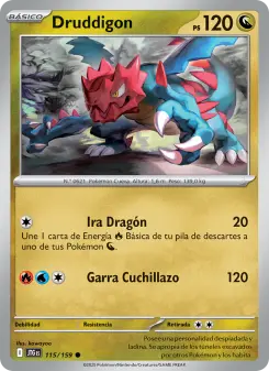 Druddigon, Juntos de Aventuras Nº 115 Normal