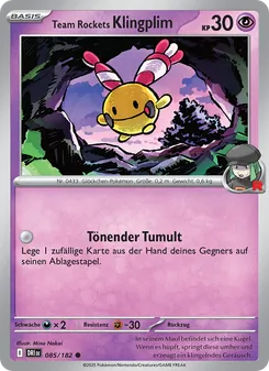 Team Rockets Klingplim, Ewige Rivalen Nº 085 Normal