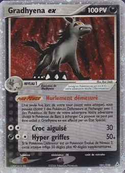 Gradhyena ex, EX Fantômes Holon No. 101 Holo