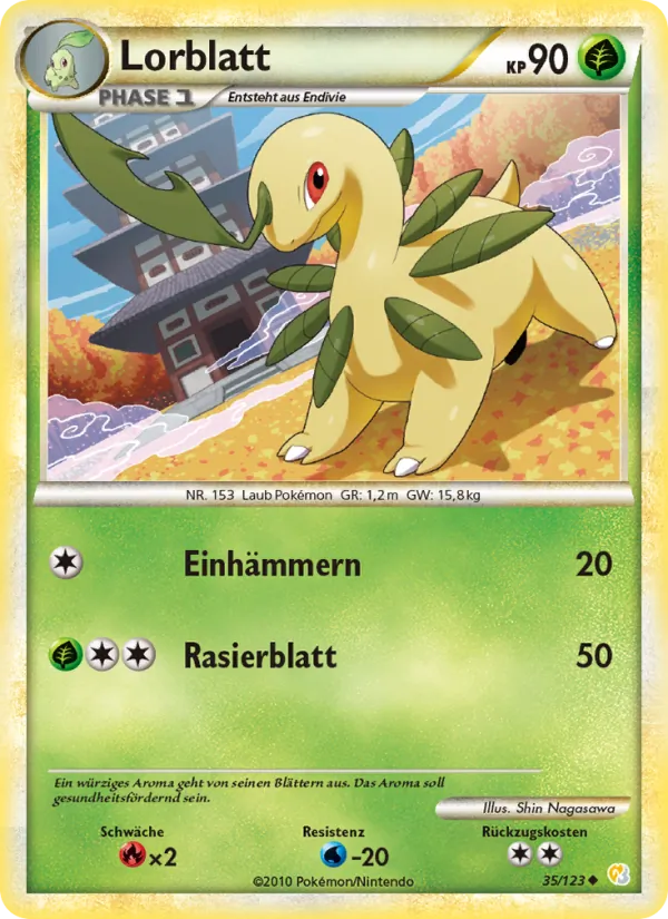Lorblatt, HeartGold SoulSilver Nº 35