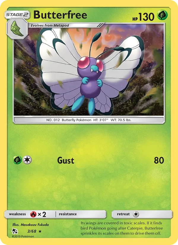 Butterfree, Hidden Fates Nº 3