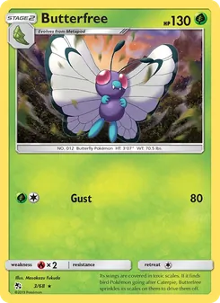 Butterfree, Hidden Fates No. 3