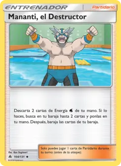 Mananti, el Destructor, Luz Prohibida Nº 104 Normal