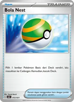 Bola Nest, Sprigatito & Lucario ex Nº 012 Normal