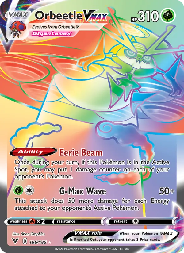 Orbeetle VMAX, Vivid Voltage Nº 186