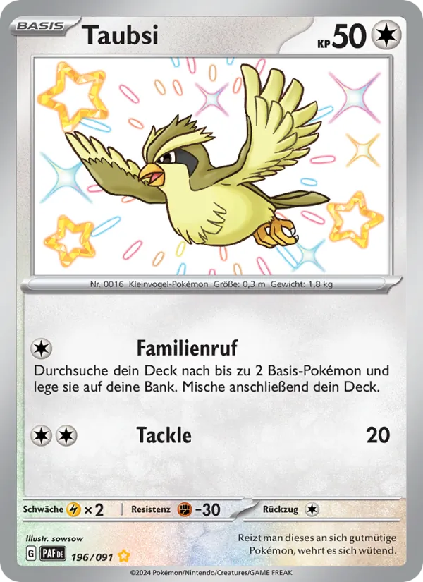 Taubsi, Paldeas Schicksale No. 196