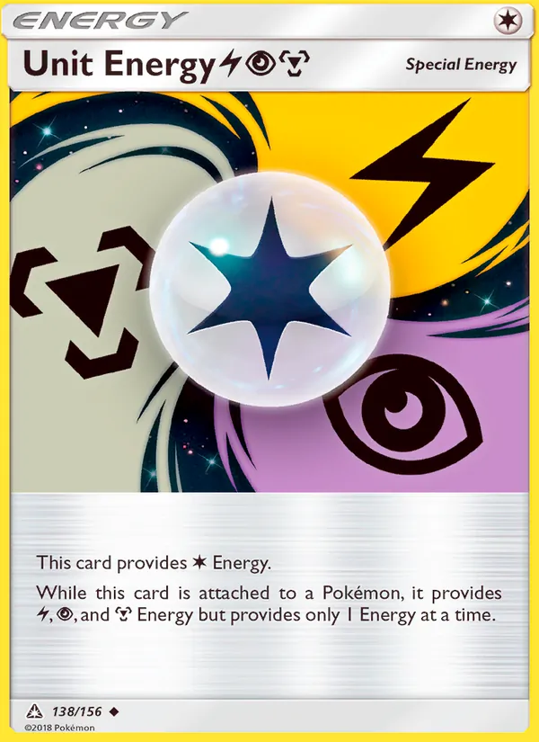 Unit Energy LightningPsychicMetal, Ultra Prism No. 138