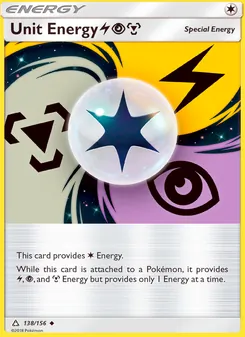 Unit Energy LightningPsychicMetal, Ultra Prism No. 138 Normal