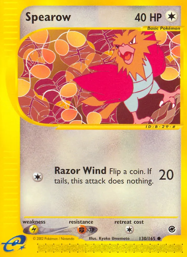 Spearow, Expedition Base Set No. 130