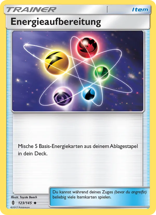 Energieaufbereitung, Stunde der Wächter Nº 123