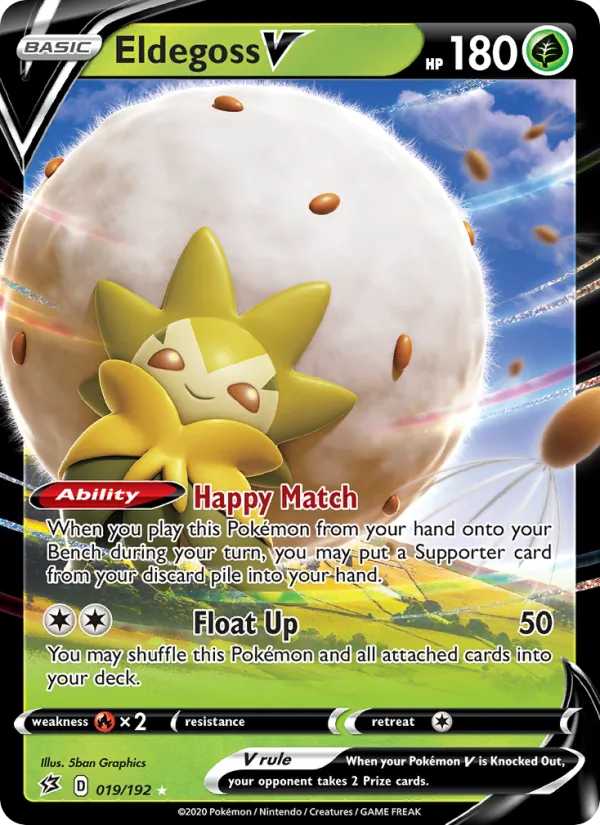 Eldegoss V, Rebel Clash Nº 19