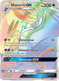 Noivern GX, Sombras Ardientes Nº 160 Holo