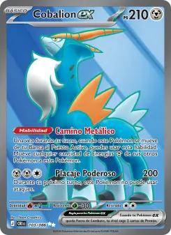 Cobalion ex, Caos Creciente No. 103 Holo