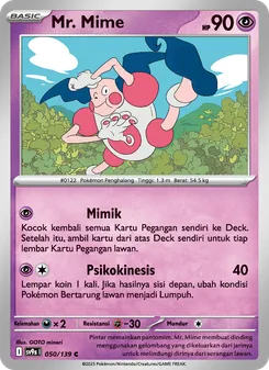 Mr. Mime, Ikatan Takdir No. 050 Normal