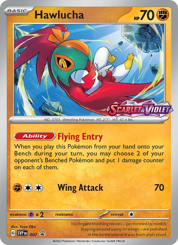 Hawlucha, SVP Black Star Promos No. 007