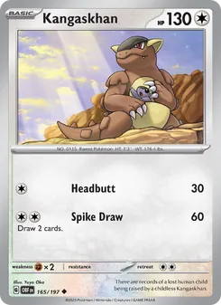Kangaskhan, Obsidian Flames Nº 165 Normal