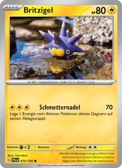 Britzigel, Entwicklungen in Paldea No. 072 Normal