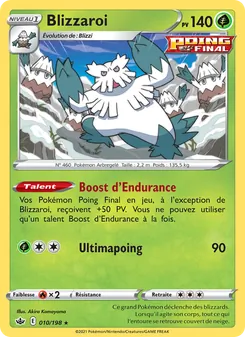Blizzaroi, Règne de Glace No. 10 Normal