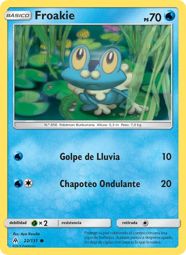 Froakie, Luz Prohibida Nº 22