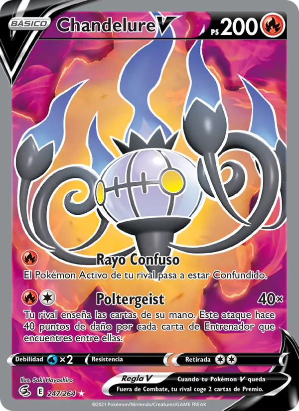 Chandelure V, Golpe Fusión No. 247