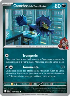 Cornèbre de la Team Rocket, Rivalités Destinées Nº 127 Normal