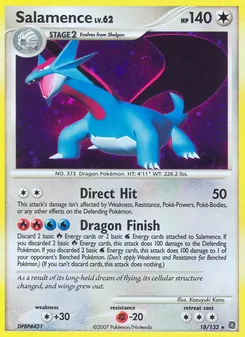 Salamence, Secret Wonders Nº 18 Holo