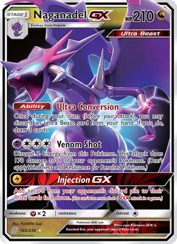 Naganadel GX, Unified Minds No. 160