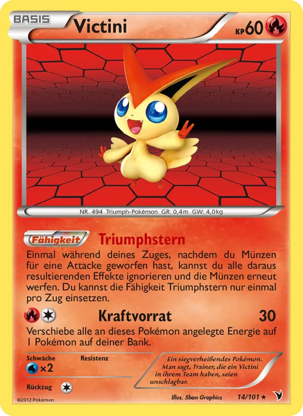 Victini, Königliche Siege Nº 14