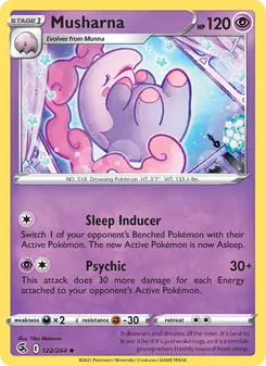 Musharna, Fusion Strike No. 122 Normal