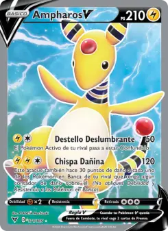Ampharos V, Voltaje Vívido Nº 171 Holo