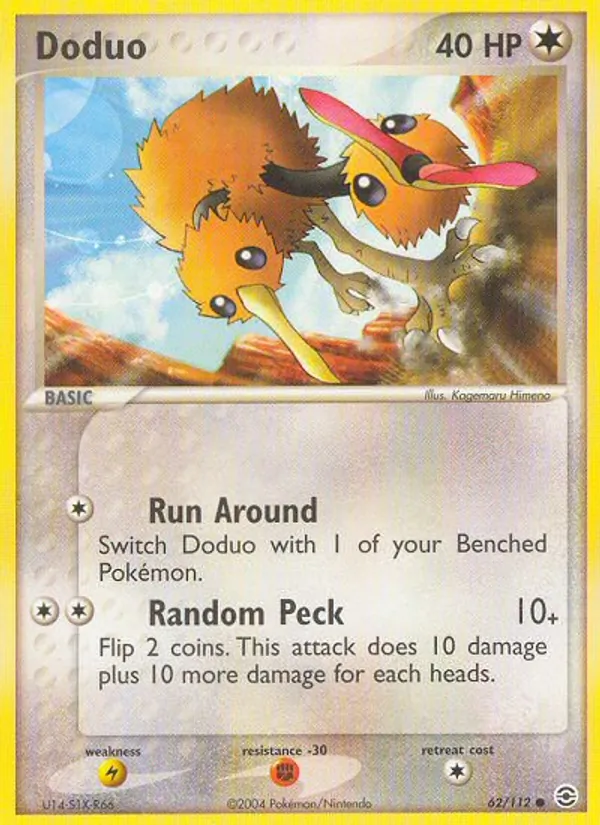 Doduo, FireRed & LeafGreen Nº 62