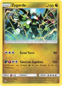 Zygarde, Ombres Ardentes No. 100 Holo
