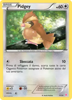 Pidgey, XY trainer Kit (Wigglytuff) No. 11 Normal