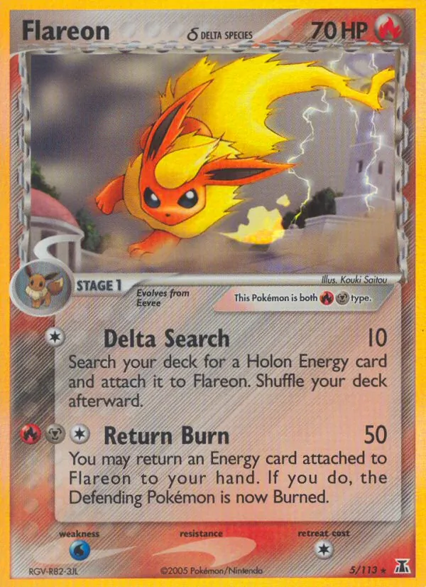 Flareon δ, Delta Species Nº 5