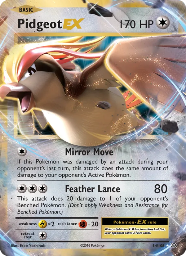 Pidgeot EX, Evolutions No. 64