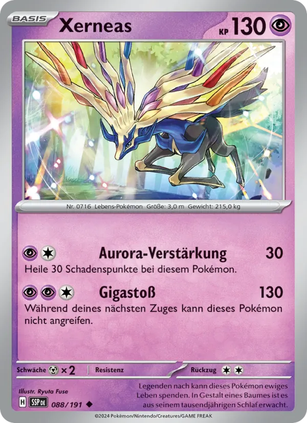 Xerneas, Stürmische Funken Nº 088