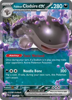 Paldean Clodsire ex, Paldea Evolved Nº 130 Holo