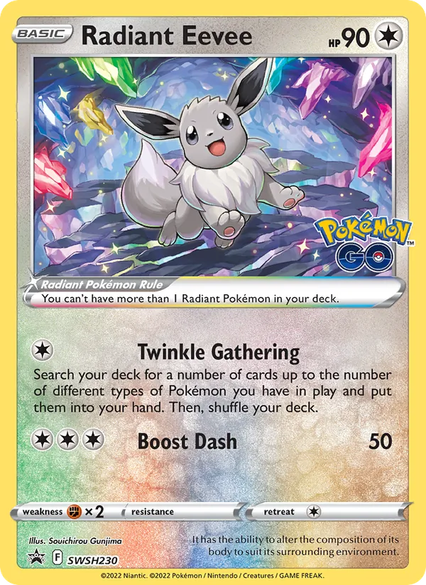 Radiant Eevee, SWSH Black Star Promos No. SWSH230