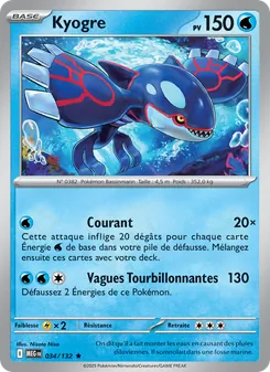 Kyogre, Méga-Évolution No. 034 Holo