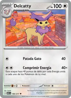 Delcatty, Héroes Ascendentes Nº 166 Normal