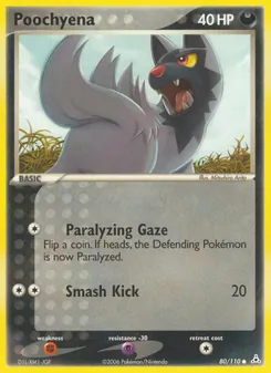 Poochyena, Holon Phantoms Nº 80 Normal