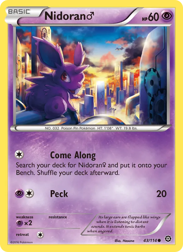 Nidoran♂, Steam Siege No. 43
